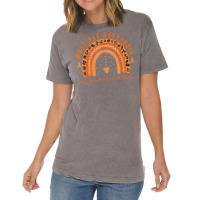 Multiple Sclerosis Awareness Orange Rainbow Ms Warrior Women T Shirt Vintage T-shirt | Artistshot