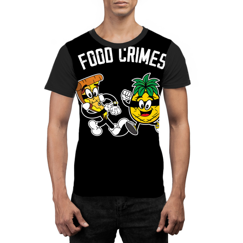 Funny Hawaii Pizza | Food Crimes | Pineapple Pizza Graphic T-shirt | Artistshot