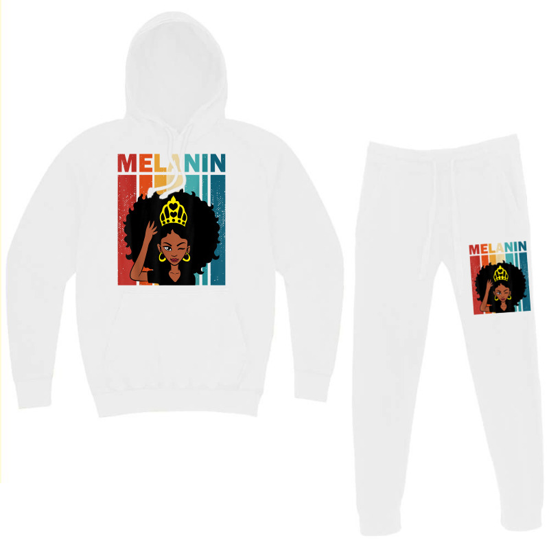 Melanin Black Girl Black Woman Loving Skin Tone T Shirt Hoodie & Jogger Set | Artistshot