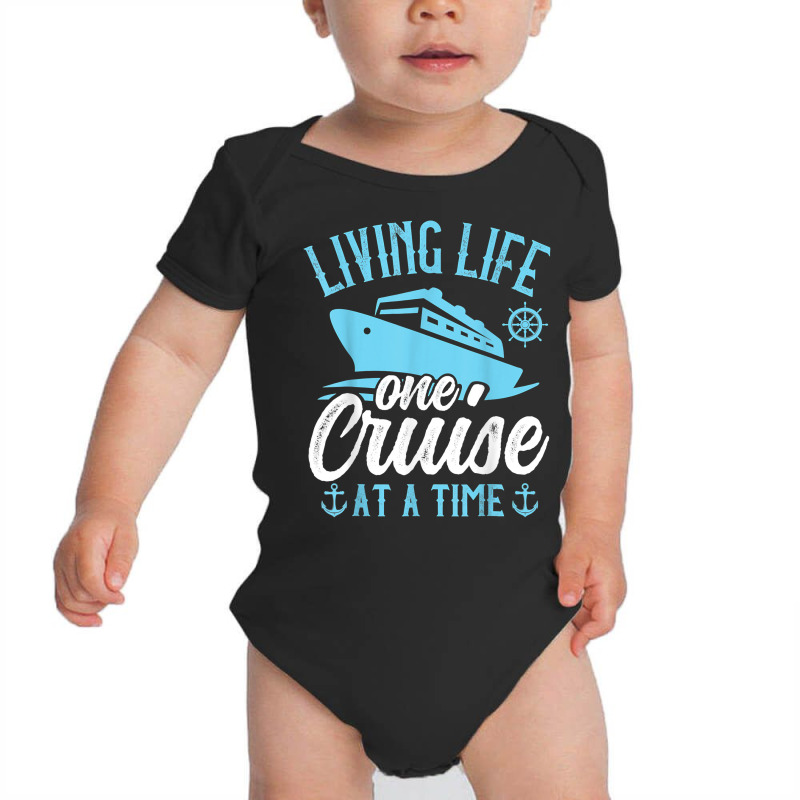 Cruising Lover Cruiser   Living Life One Cruise At A Time T Shirt Baby Bodysuit by ardylanda | Artistshot