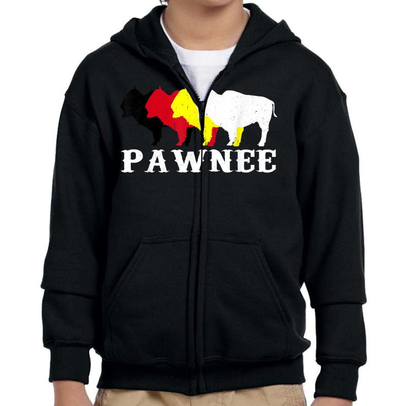 Pawnee Tribe Nation Native Indian Medicine Wheel T Shirt Youth Zipper Hoodie by prix5d5gosson | Artistshot