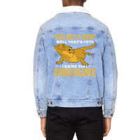 Tiny Dinosaurs Animal Pet Owner Reptile Funny Bearded Dragon Unisex Sherpa-lined Denim Jacket | Artistshot