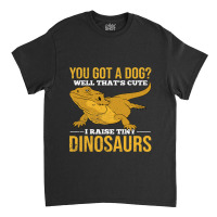 Tiny Dinosaurs Animal Pet Owner Reptile Funny Bearded Dragon Classic T-shirt | Artistshot