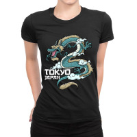 Tokyo Japan Dragon Ladies Fitted T-shirt | Artistshot