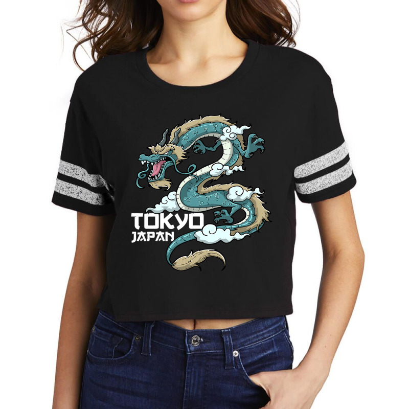 Tokyo Japan Dragon Scorecard Crop Tee by AURRADILLARD | Artistshot