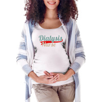 Dialysis Registered Nurse T Shirt Maternity Scoop Neck T-shirt | Artistshot