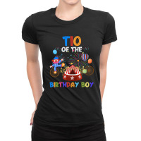 Tio Of The Birthday Boy Ringmaster Circus Birthday Party Ladies Fitted T-shirt | Artistshot