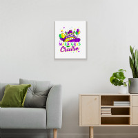 Mardi Gras Cruise Ship Cruising Party Mardi Gras New Orleans T Shirt Metal Print Vertical | Artistshot