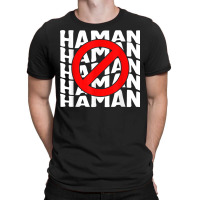 Purim Anti Haman Costume Funny Haman Hebrew Jewish Holiday C T Shirt T-shirt | Artistshot