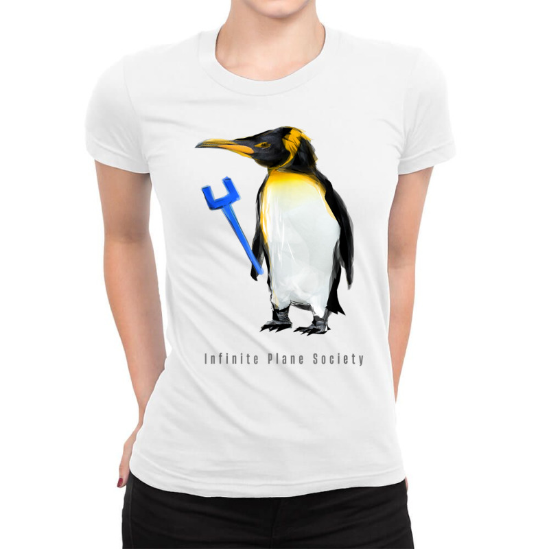 Penguinati, Infinite Plane Society T Shirt Ladies Fitted T-Shirt by chomibe | Artistshot