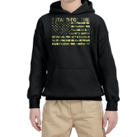 I Stand The Flag Camo Usa Flag Veteran Youth Hoodie | Artistshot