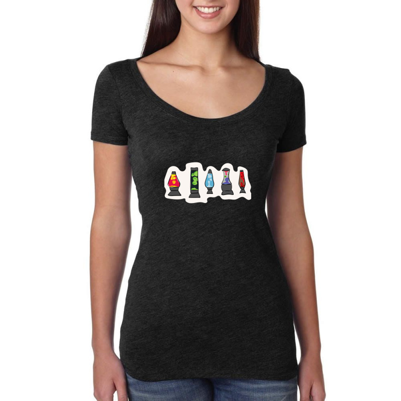 Lava Lamps Women's Triblend Scoop T-shirt by JimmyChandler | Artistshot