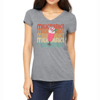 Retro Milkshake T Shirt Women's V-neck T-shirt | Artistshot