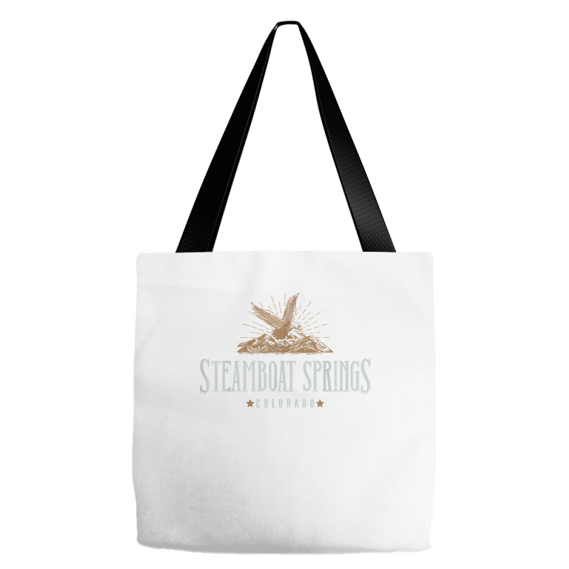 Steamboat Springs Mountains Colorado Hiking Outdoors Eagle T Shirt Tote Bags | Artistshot