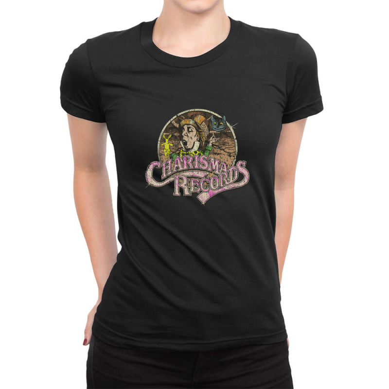 Charisma Records 1969 Ladies Fitted T-Shirt by AmyHogan | Artistshot