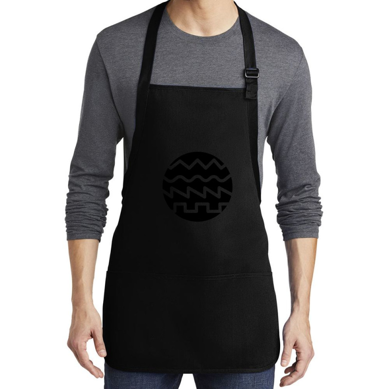 Synthesizer Waveform Medium-length Apron | Artistshot