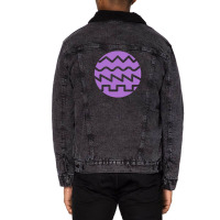 Synthesizer Waveforms 1 Unisex Sherpa-lined Denim Jacket | Artistshot