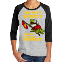 Hippity Hoppity Abolish Private Property Youth 3/4 Sleeve | Artistshot