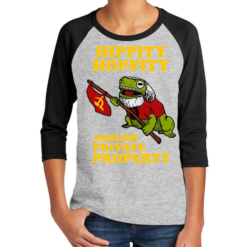 Hippity Hoppity Abolish Private Property Youth 3/4 Sleeve by ardylanda | Artistshot