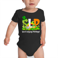 Speech Language Pathologist St Patrick's Day Slp Therapy T Shirt Baby Bodysuit | Artistshot