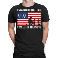 I Stand The Flag Proud Military Meme T-shirt | Artistshot