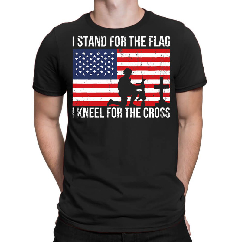 I Stand The Flag Proud Military Meme T-Shirt by AdeArt | Artistshot