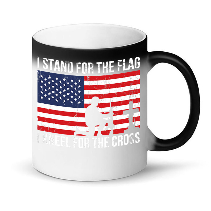 I Stand The Flag Proud Military Meme Magic Mug by tranthi9 | Artistshot