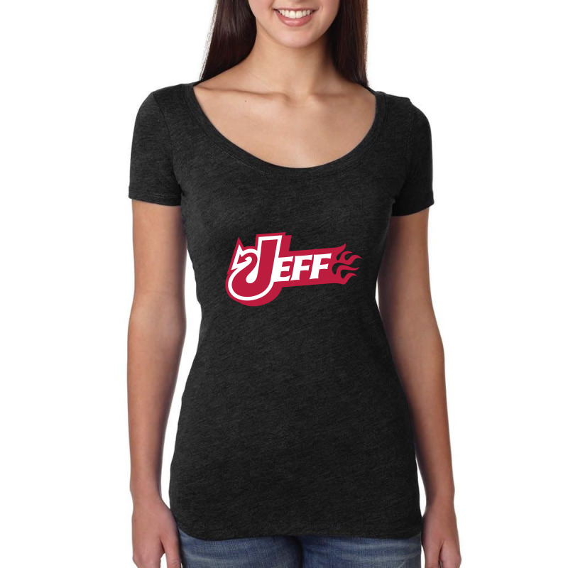 Jeffersonville High School Women's Triblend Scoop T-shirt by DarenElan | Artistshot