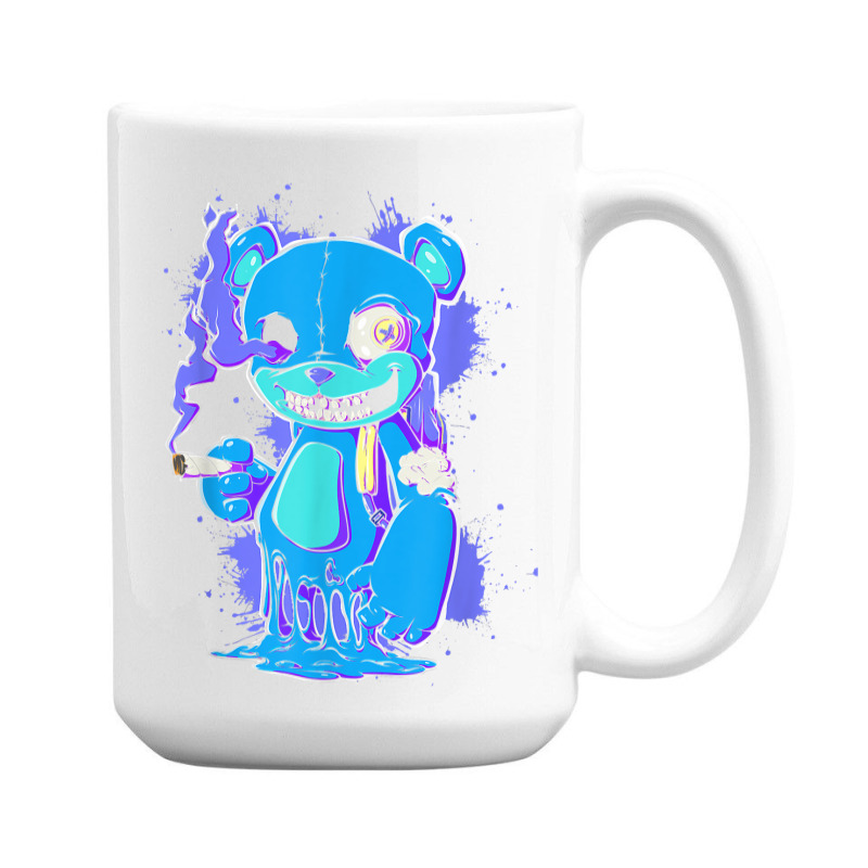 Funny Weed Smoking Teddy Bear 420 Drip Marijuana Lover T Shirt 15 Oz Coffee Mug | Artistshot