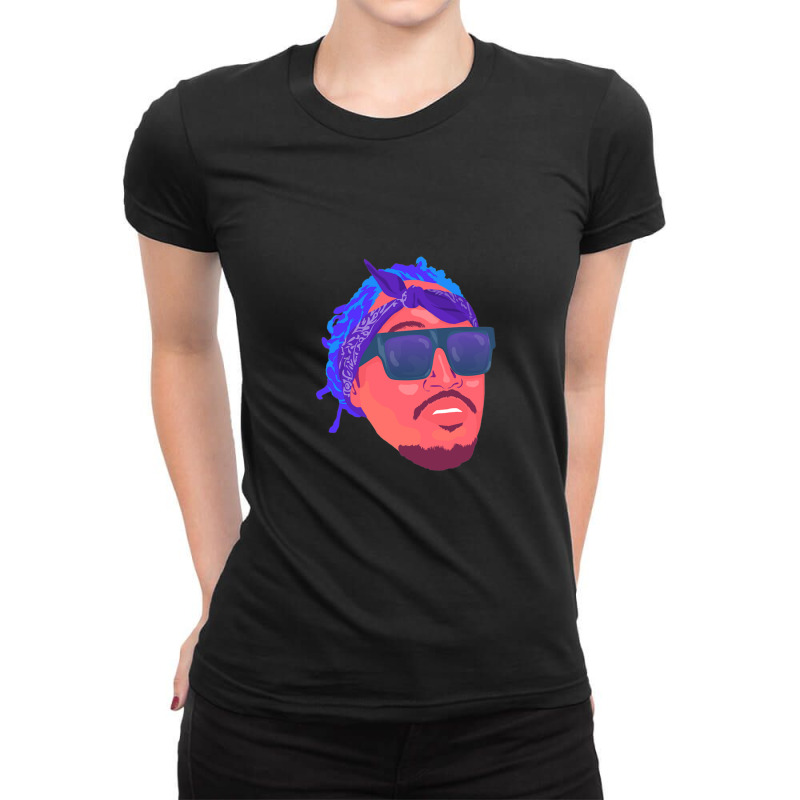 Future Face Ladies Fitted T-Shirt by SalvadorLVerdin | Artistshot