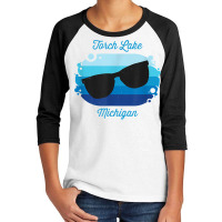 Torch Lake Michigan Souvenir Graphic T Shirt Youth 3/4 Sleeve | Artistshot