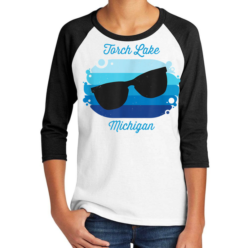 Torch Lake Michigan Souvenir Graphic T Shirt Youth 3/4 Sleeve | Artistshot