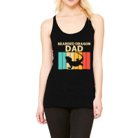 Vintage Bearded Dragon Design For Dad Grandpa Reptile Lover Racerback Tank | Artistshot