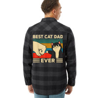 Best Cat Dad Ever Shirt T Shirt Flannel Shirt | Artistshot