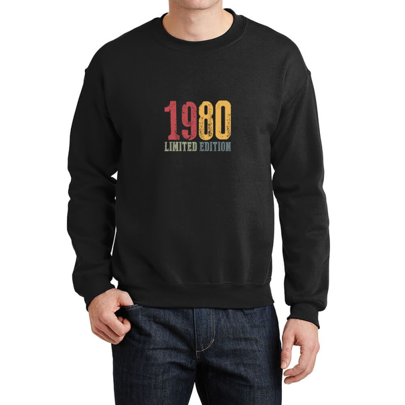 1980 Limited Edition 1 Crewneck Sweatshirt by NueshuaXiong | Artistshot