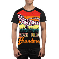 Vintage Bearded Dragon Grandma Flower Leopard Bearded Dragon Graphic T-shirt | Artistshot