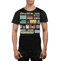 Electronic Musician Synthesizer And Drum Machine Dj 1 Graphic T-shirt | Artistshot