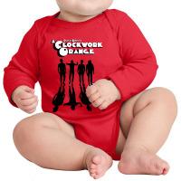 #a Clockwork Orange Shadows Long Sleeve Baby Bodysuit | Artistshot