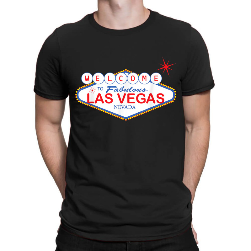 Welcome To Las Vegas Novelty Souvenir Sign Vacation T Shirt T-shirt | Artistshot