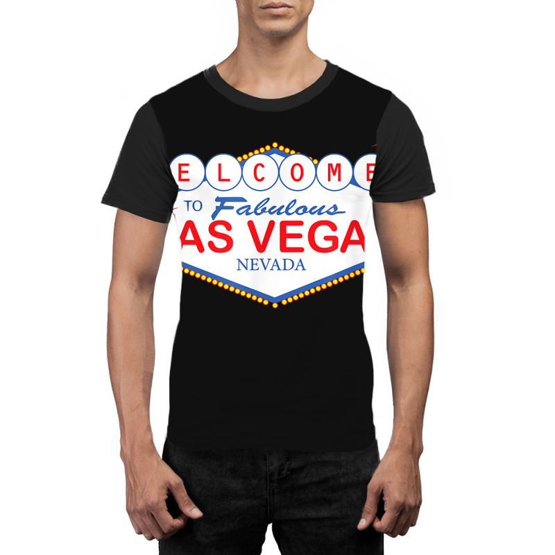 Welcome To Las Vegas Novelty Souvenir Sign Vacation T Shirt Graphic T-shirt | Artistshot