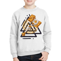 Valknut Vegvisir Viking Runes Nordic Mythology Norse Odin T Shirt Youth Sweatshirt | Artistshot