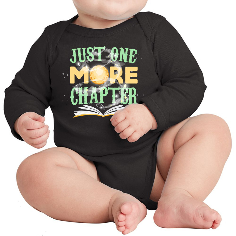 Just One More Chapter Long Sleeve Baby Bodysuit by Gurkan | Artistshot