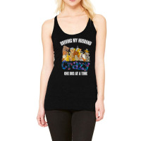 Driving My Husband Crazy One Dog At A Time For Dark Racerback Tank | Artistshot