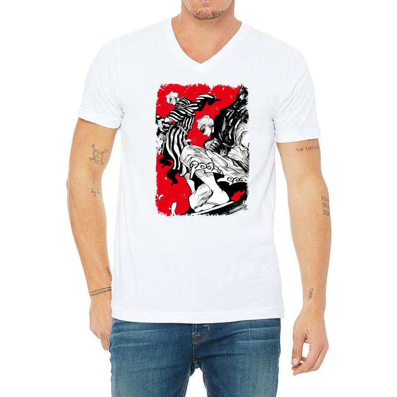 Ronoroa Zoro Sanji V-Neck Tee by rakhamaddixm | Artistshot