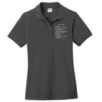 D&d   Player's Rules   Dungeons & Dragons Ladies Polo Shirt | Artistshot