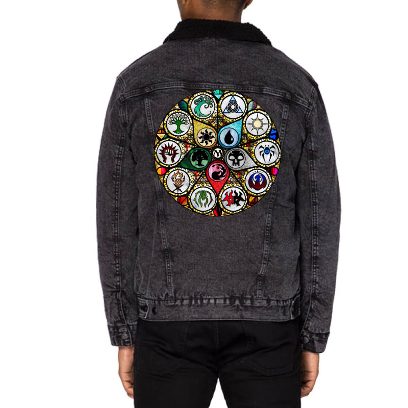 Magic The Gathering Unisex Sherpa-lined Denim Jacket | Artistshot