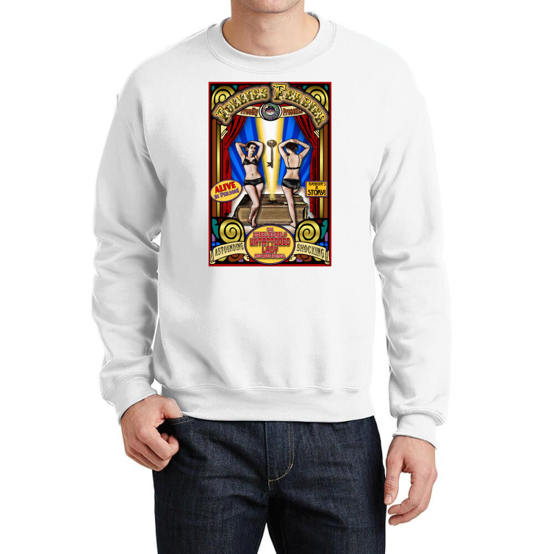 The Untattooed Lady Sideshow Poster 1 Crewneck Sweatshirt by gavadefofanga | Artistshot