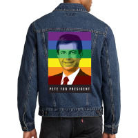 Pete Buttigieg For President 2 Men Denim Jacket | Artistshot