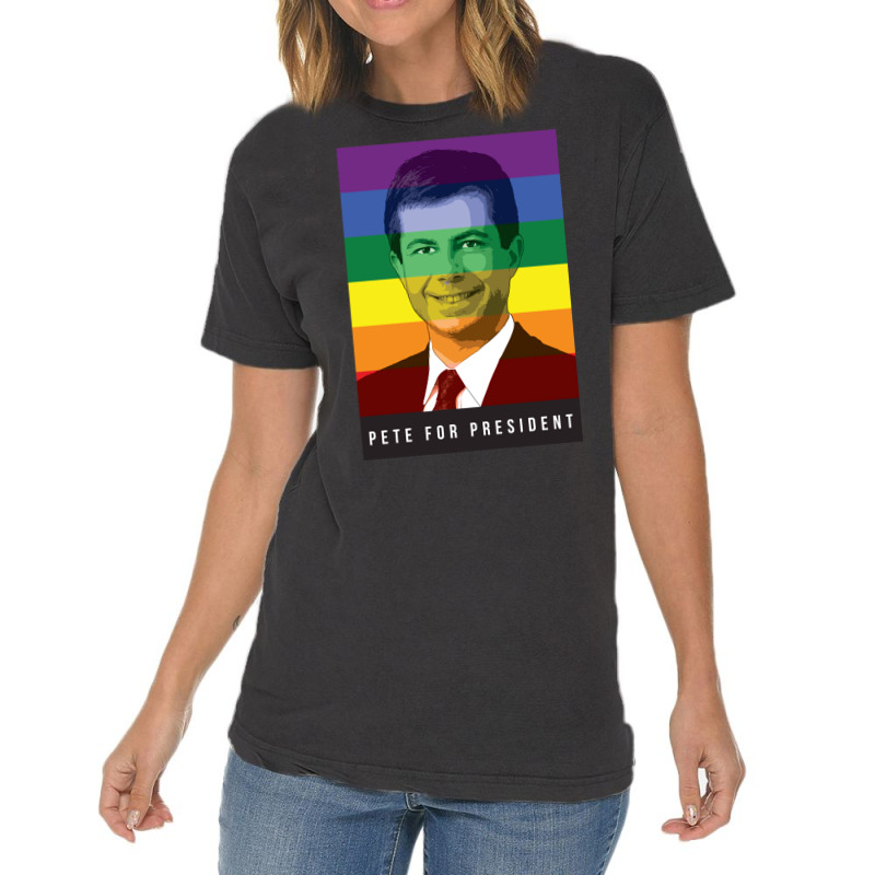 Pete Buttigieg For President 2 Vintage T-shirt | Artistshot