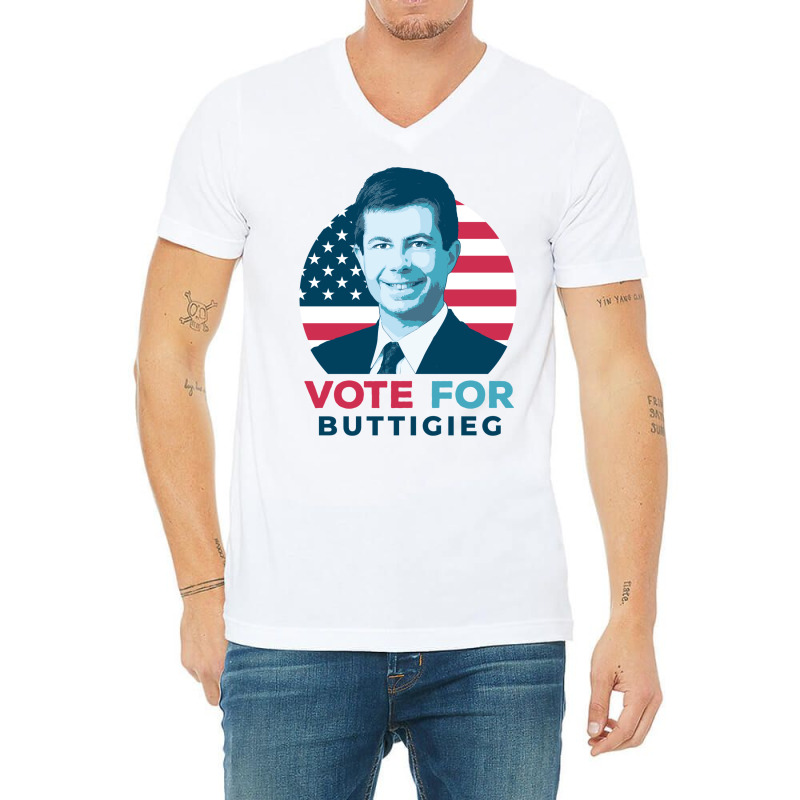 Pete Buttigieg For President 5 V-neck Tee | Artistshot